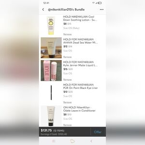 Bundle On Hold For NIKENKILIAN